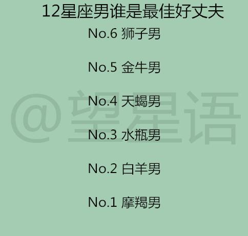 十二星座男相亲时的标准,你属于哪一条?