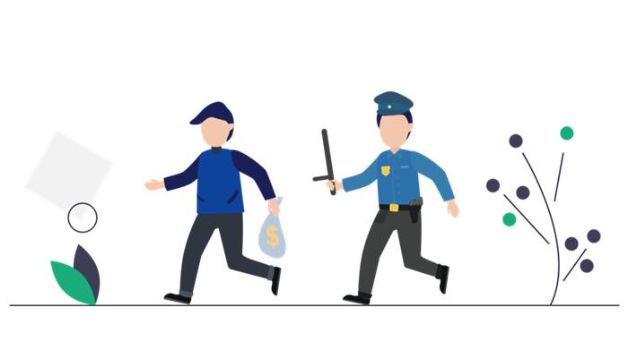 梦见被警察追捕到处躲藏预示什么
