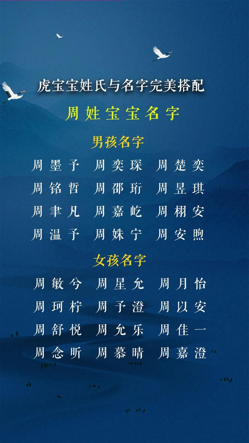 虎姓宝宝取名大全最新款