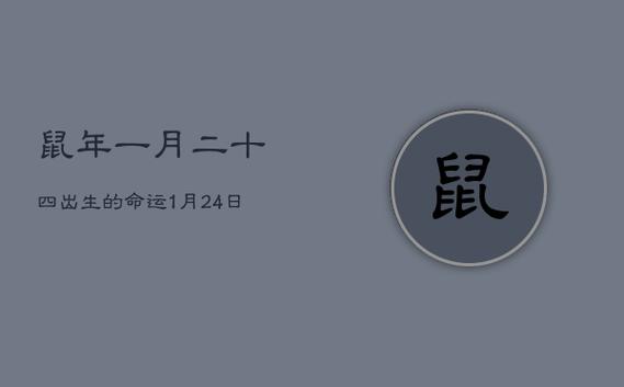 一月出生的属鼠人命运好吗?