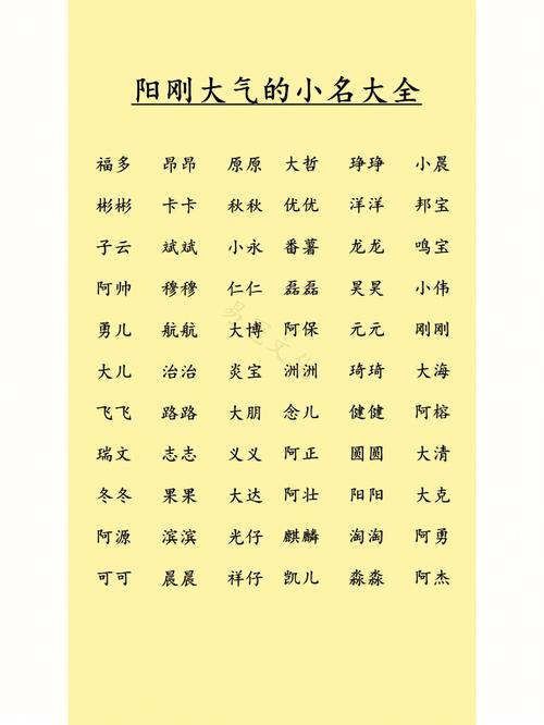 国字辈男孩100分名字阳刚大气的