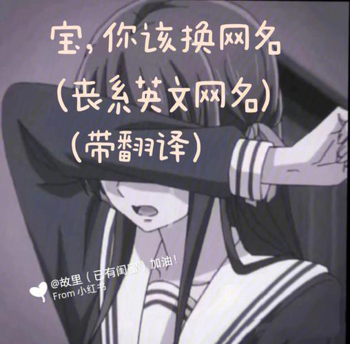 抖音丧系英文网名