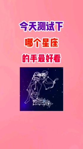 哪个星座的人手最好看