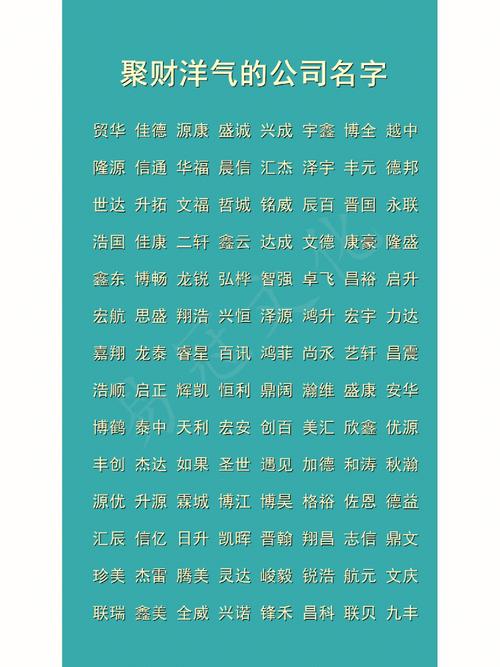 三字企业取名称顺口大气的公司起名字推荐