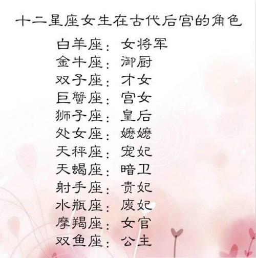 双鱼座在古代是哪位才女