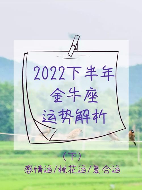 2023年下半年金牛座桃花运好吗