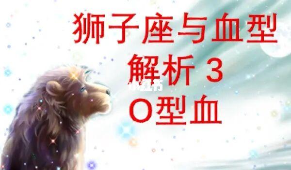 O型血的狮子座职业方向