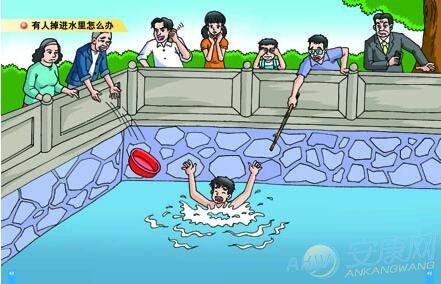 梦见自己掉入水中
