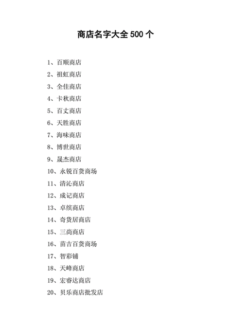 电商公司起名参考