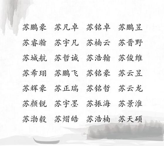 100分姓卢的男孩名字