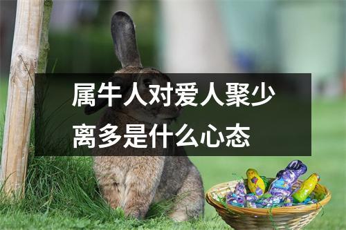 属牛人对爱人聚少离多是什么心态