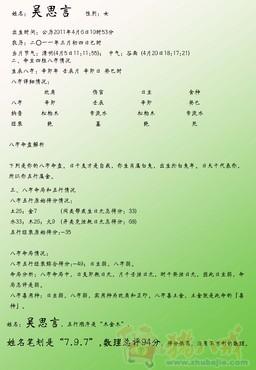吴姓女宝宝鸡年取名大全
