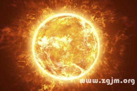 梦见太阳刺眼