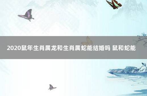 2020鼠年生肖属蛇人的感情运如何,婚姻会幸福吗