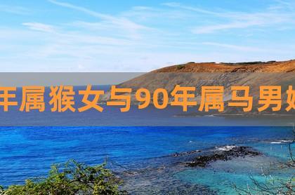 90女马92男猴八字