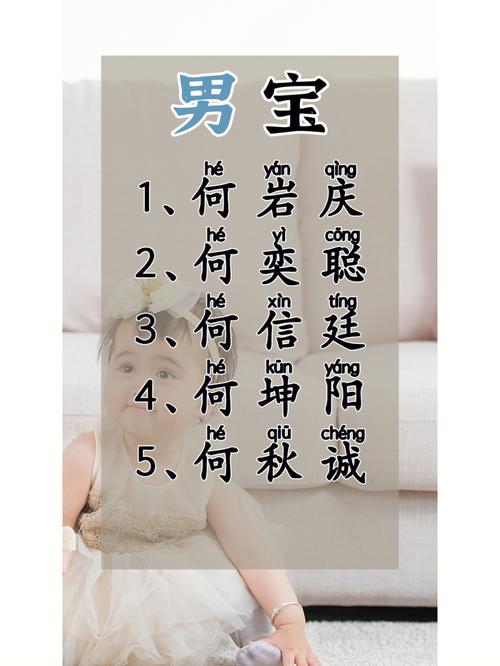 虎年何姓女孩大气响亮的名字