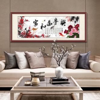适合客厅字画风水的摆放