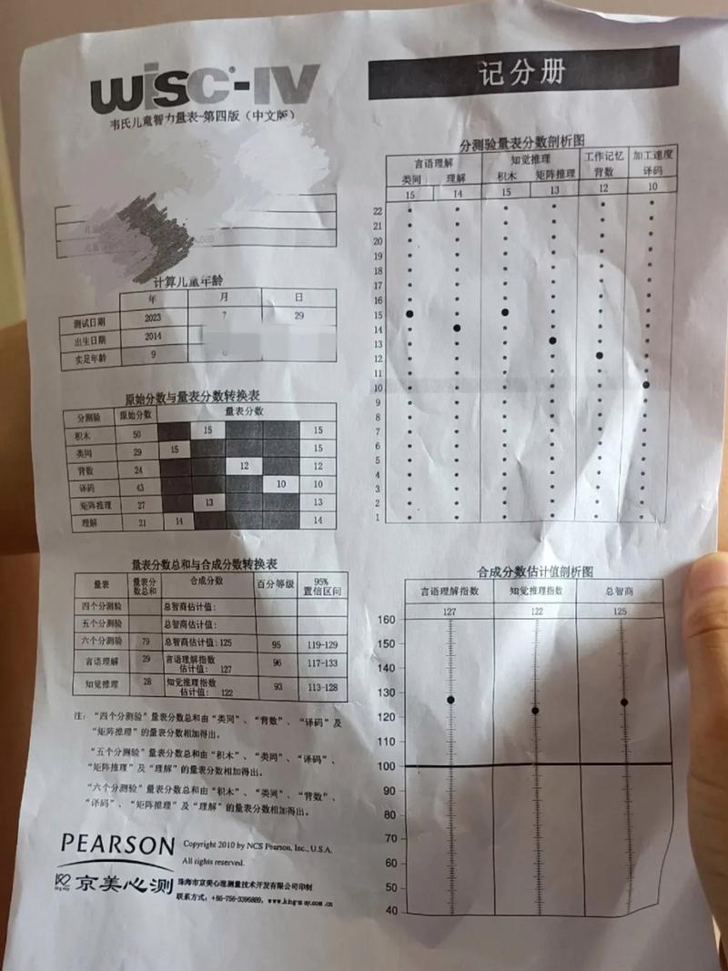 韦氏智力多少分正常