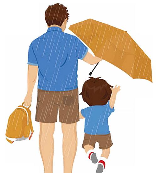 梦见下雨把伞拿给爸爸