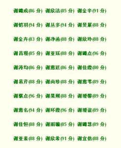2023年五月十二出生谢姓男孩名字叫什么