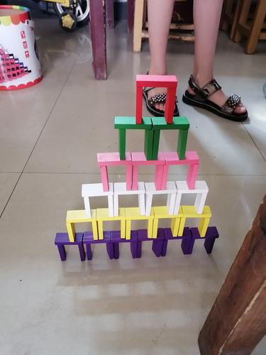 多米诺骨牌可以怎么摆