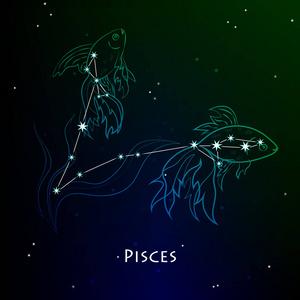双鱼座喜欢的星空画
