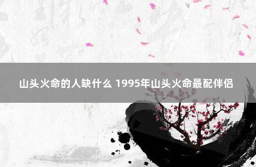 山头火命的人相貌如何