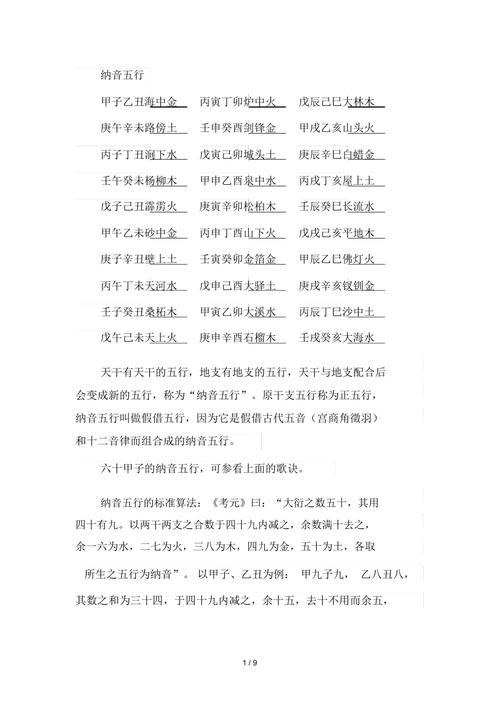 八字纳音五行解析——石榴木