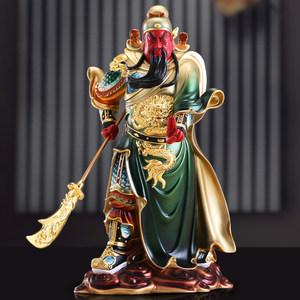 关公像拿刀姿势哪个是招财的