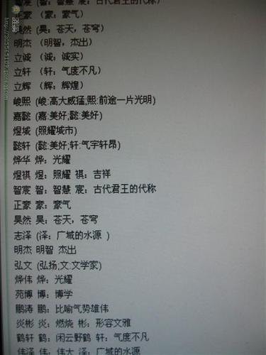 田姓最好听的名字大全