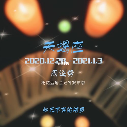 Alex 天蝎座一周运势12.28-1.3