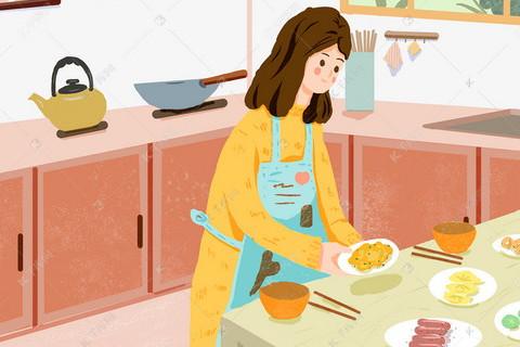 梦见给人做饭