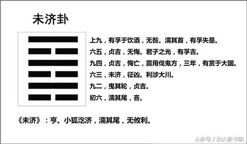第六十四卦 未济 火水未济 离上坎下