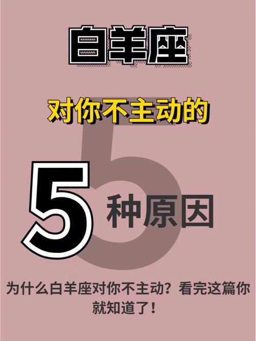 白羊座不主动发消息是代表