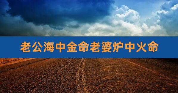 炉中火与海中金能不能合婚
