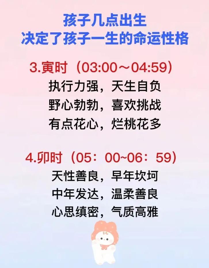 属兔出生时辰命运