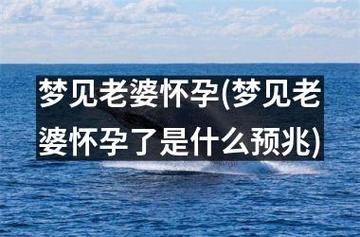 梦见老婆怀孕了,老公梦见老婆怀孕了