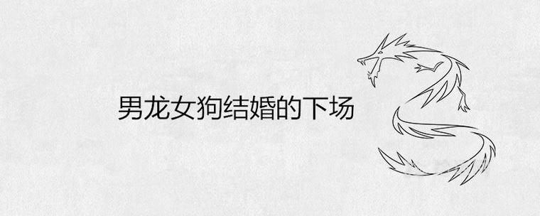 男龙女狗结婚的下场
