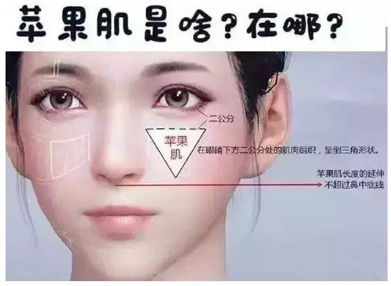 面相图解:看面相什么是苹果肌
