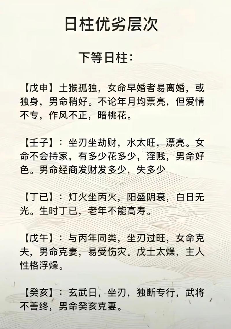 哪些日柱的女人有钱