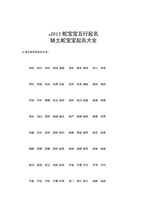 蛇宝宝取名需要提前了解的七件事