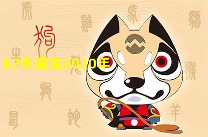 87年属兔的2020年运势