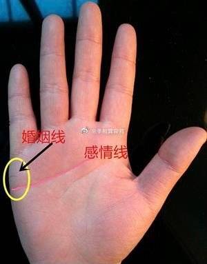 婚姻线三条最上面的深