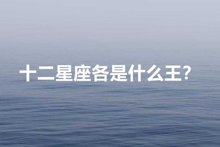 十二星座王中之王是哪个