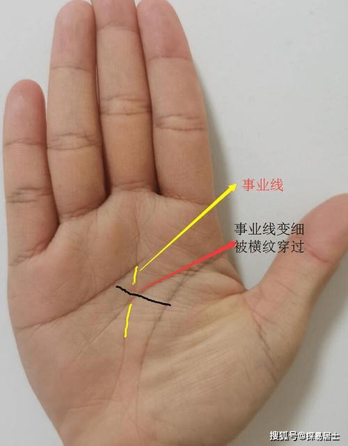 手相事业线是哪条?