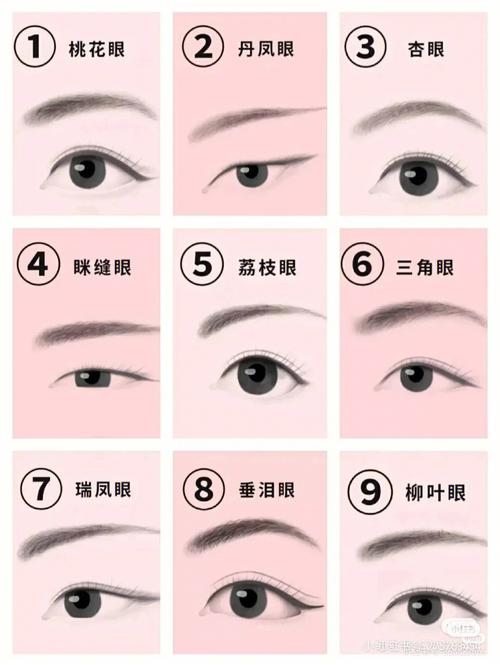 柳叶眼与古风眼的眼型对比