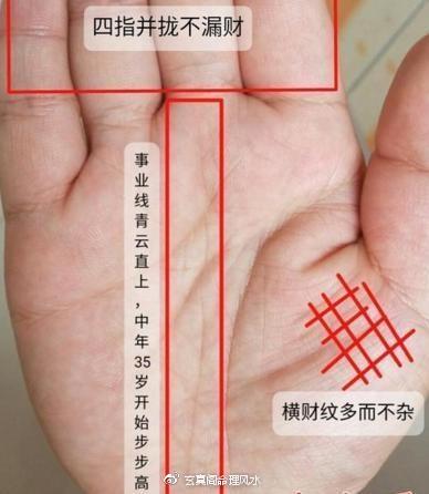 晚年好的手相特征女