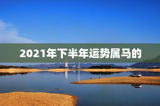属马人在2021年下半年运势