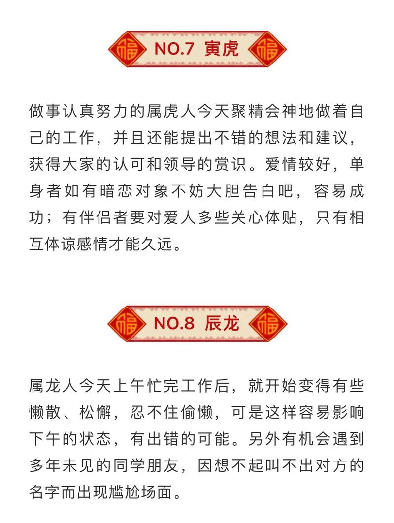 2023年运势12生肖运势排名