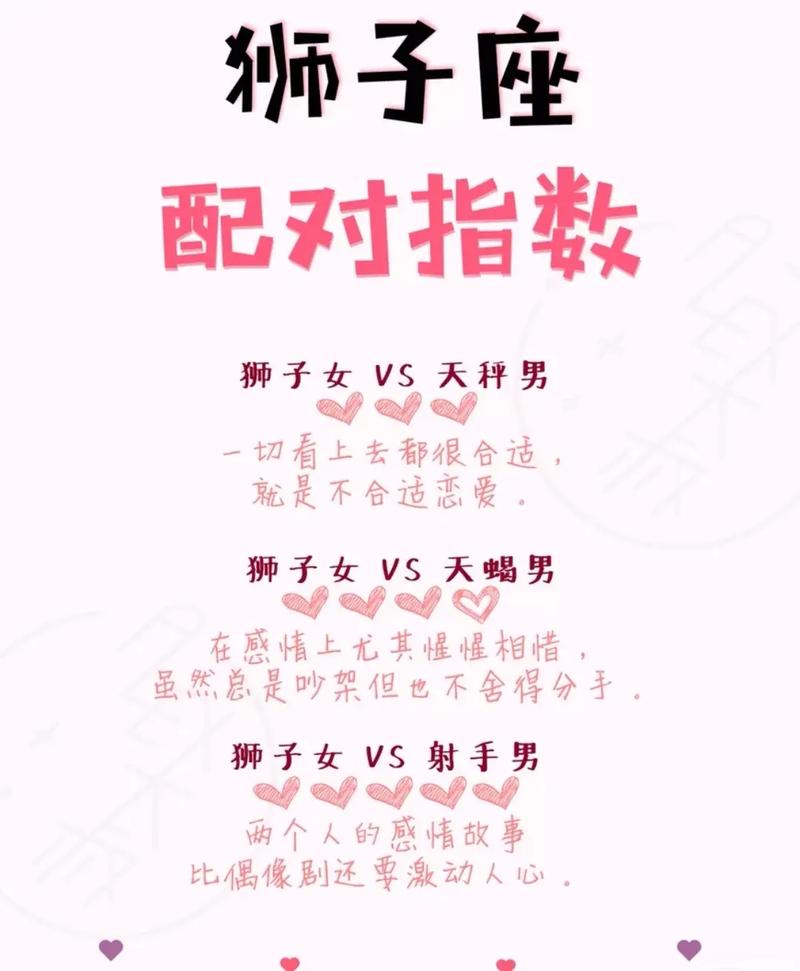 狮子座色狼指数